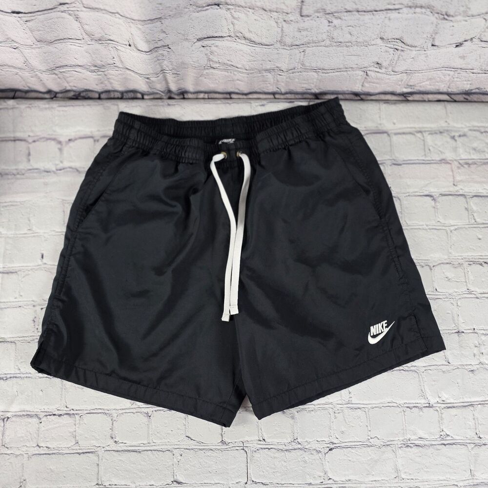 Nike Black Men's Medium Black Mesh Lined Drawstring